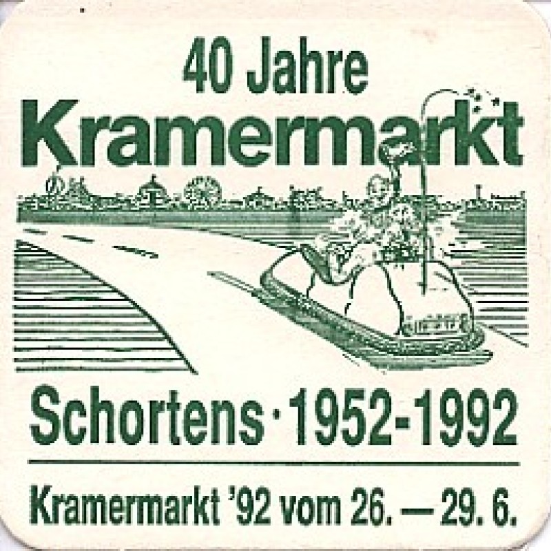 Bierdeckel (40 Jahre Kramermarkt)