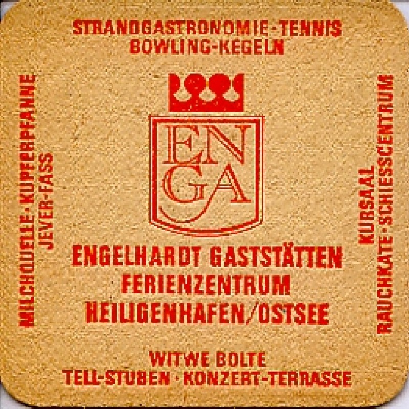 Bierdeckel (Engelhardt Gastst&auml;tten)