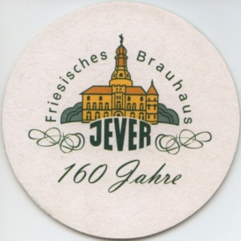 Bierdeckel (160 Jahre Jever)