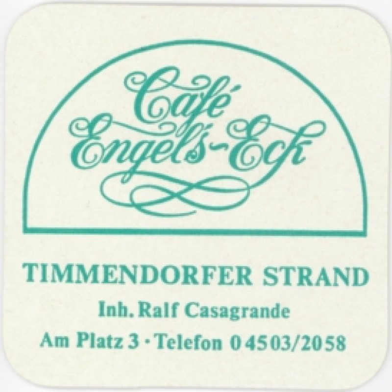 Bierdeckel (Cafe Engels-Eck)