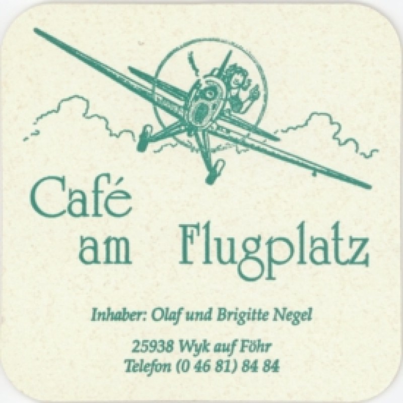Bierdeckel (Cafe am Fluplatz)