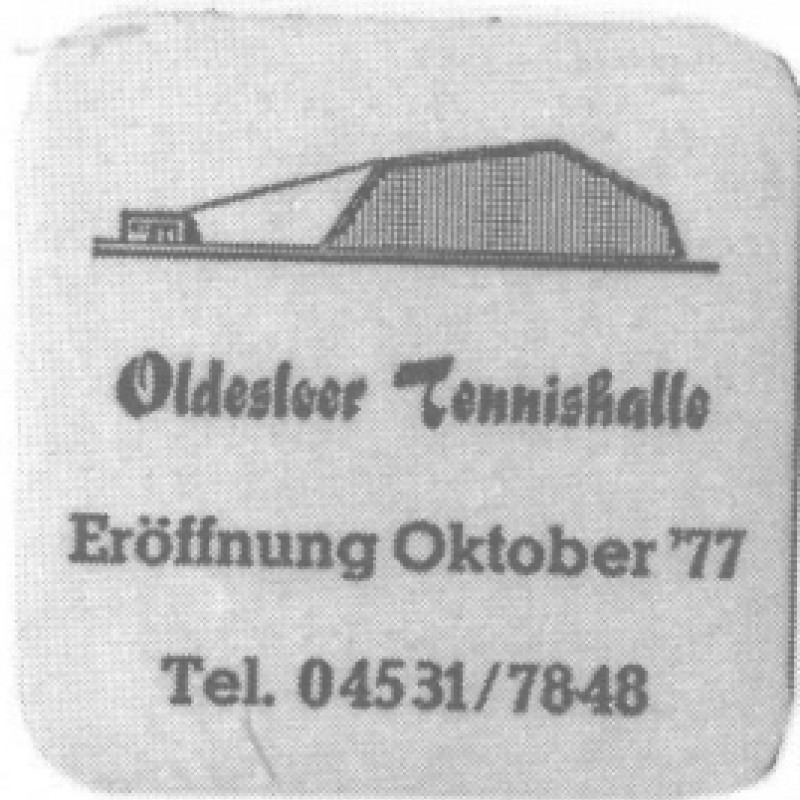 Bierdeckel (Er&ouml;ffnung Oldesloer Tennishalle)