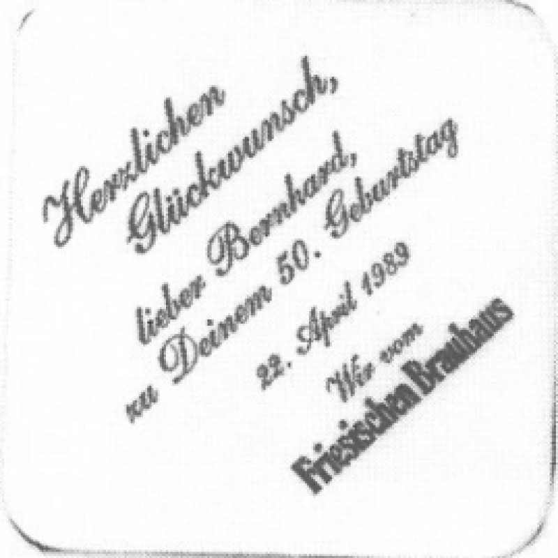 Bierdeckel (50. Geburtstag Bernhard)