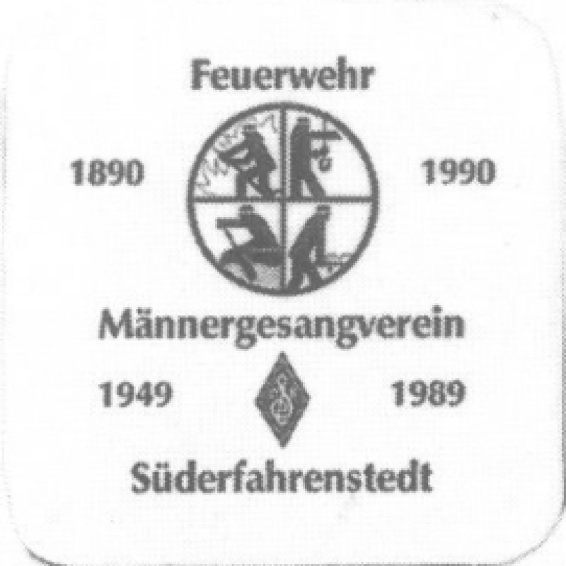 Bierdeckel (100 Jahre Feuerwehr S&uuml;derfahrenstedt)