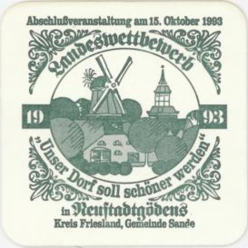 Bierdeckel (Landeswettbewerb Unser Dorf soll sch&ouml;ner werden)