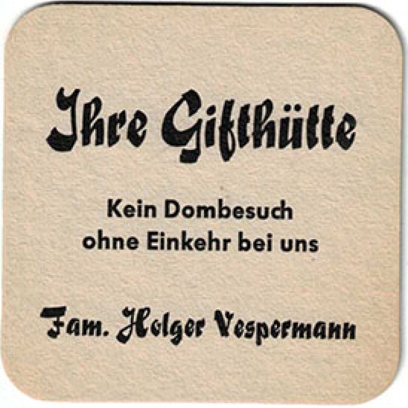Bierdeckel (Ihre Gifth&uuml;tte)