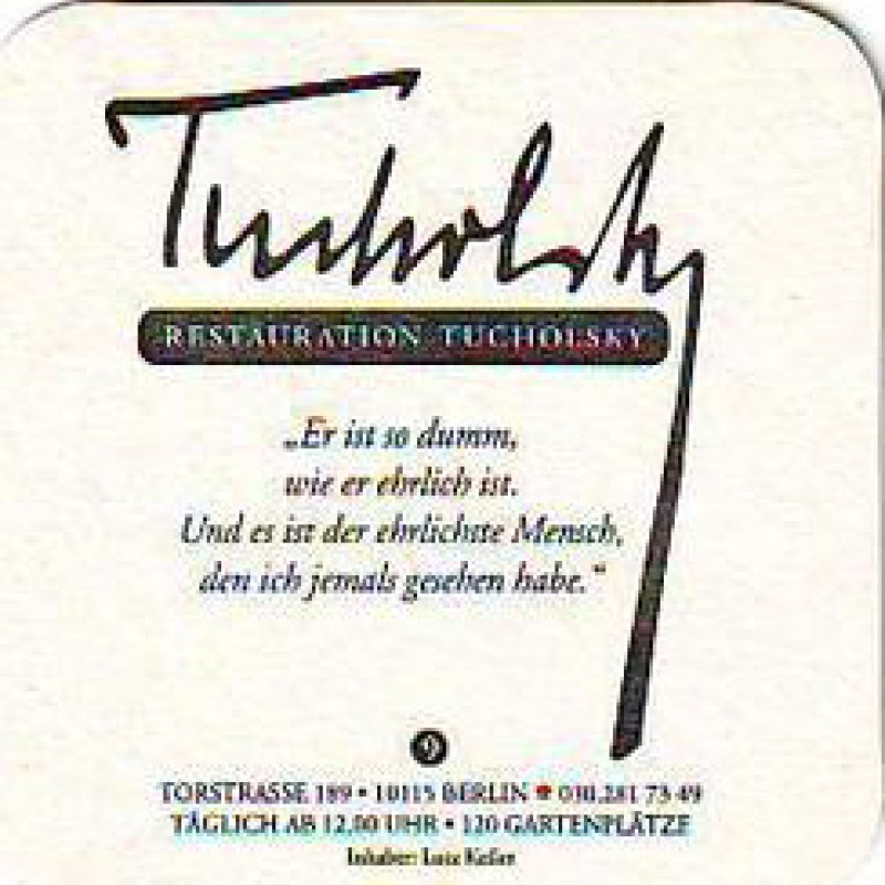 Bierdeckel (Tucholsky)