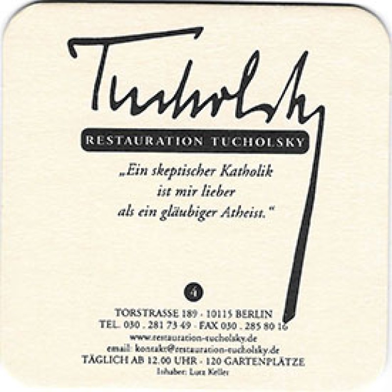 Bierdeckel (Tucholsky)