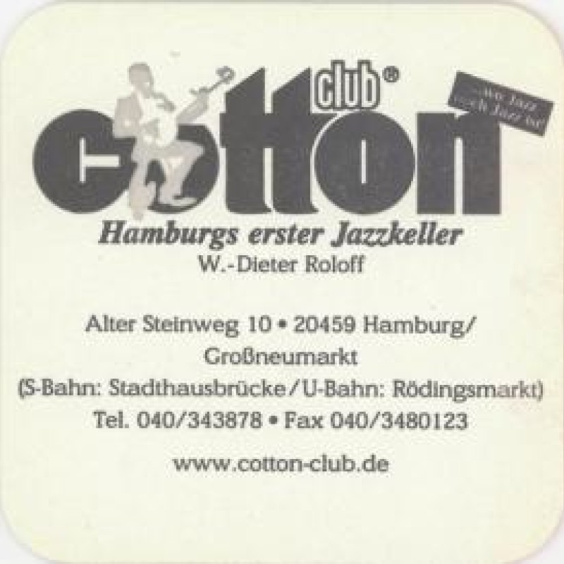 Bierdeckel (Cotton Club)