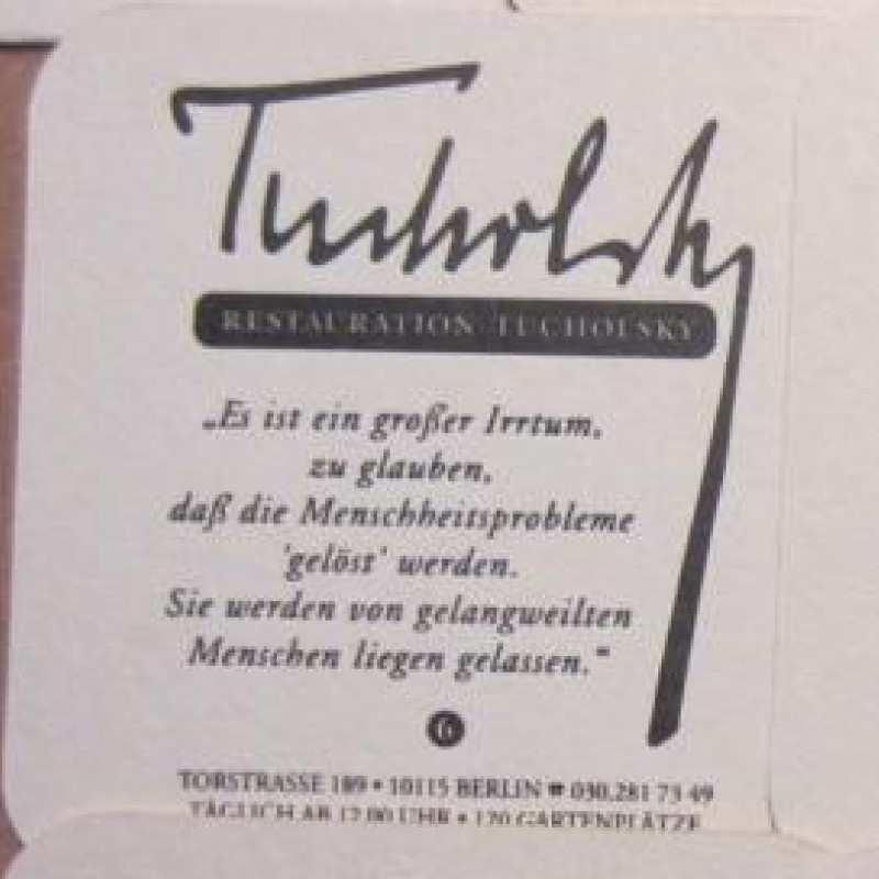 Bierdeckel (Tucholsky)