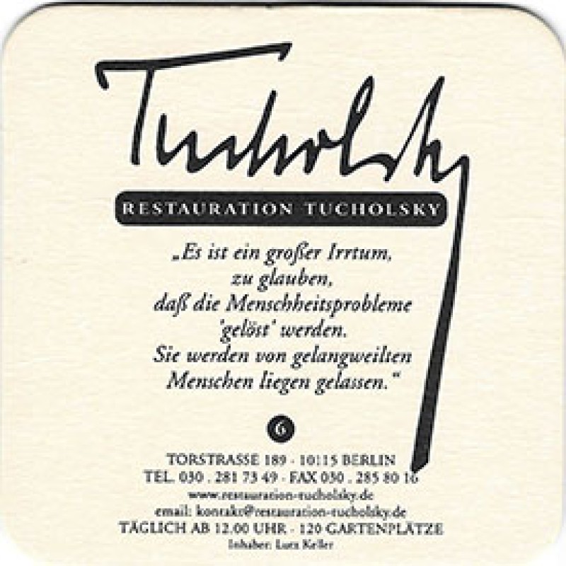 Bierdeckel (Tucholsky)