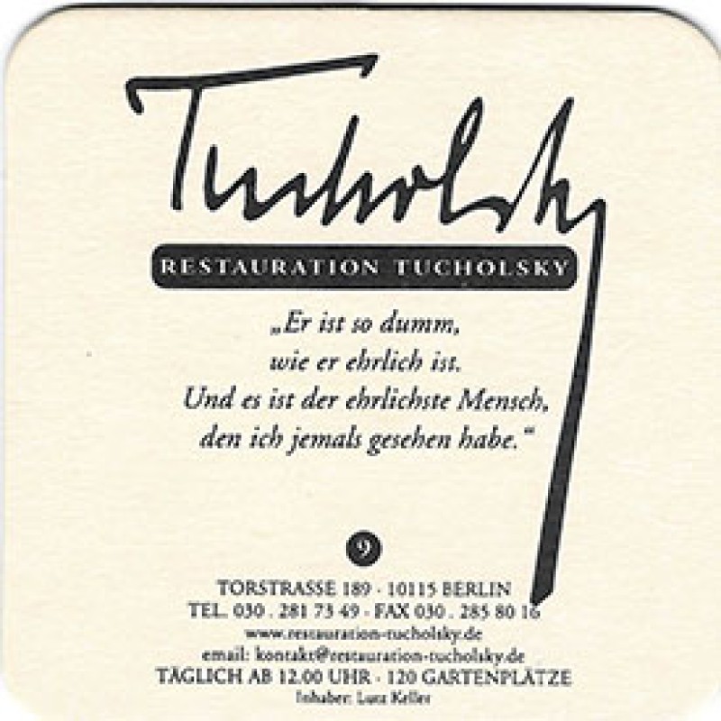 Bierdeckel (Tucholsky)