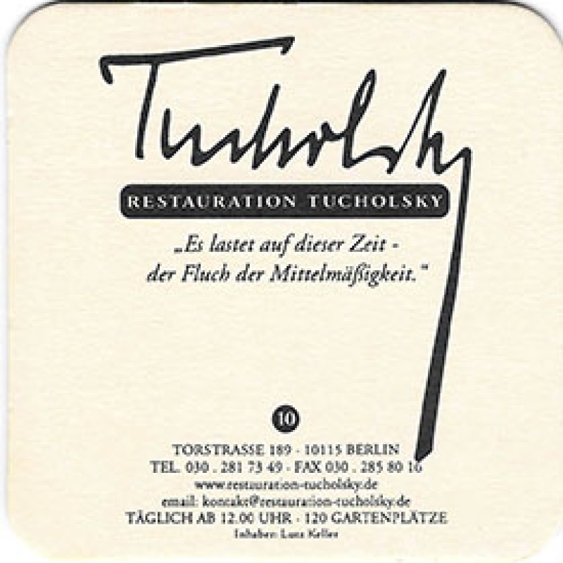 Bierdeckel (Tucholsky)