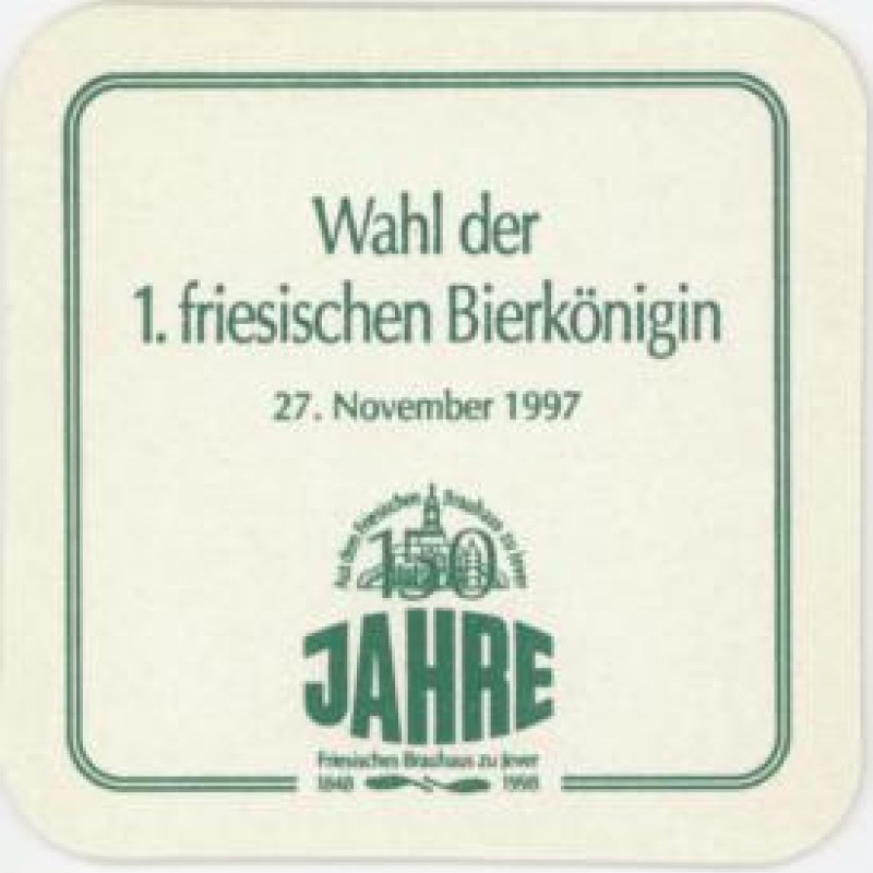 Bierdeckel (Wahl der friesischen Bierk&ouml;nigin)