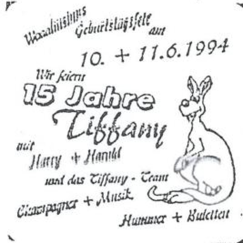 Bierdeckel (15 Jahre Tiffany)