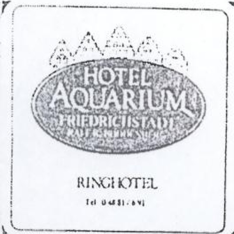 Bierdeckel (Hotel Aquarium)