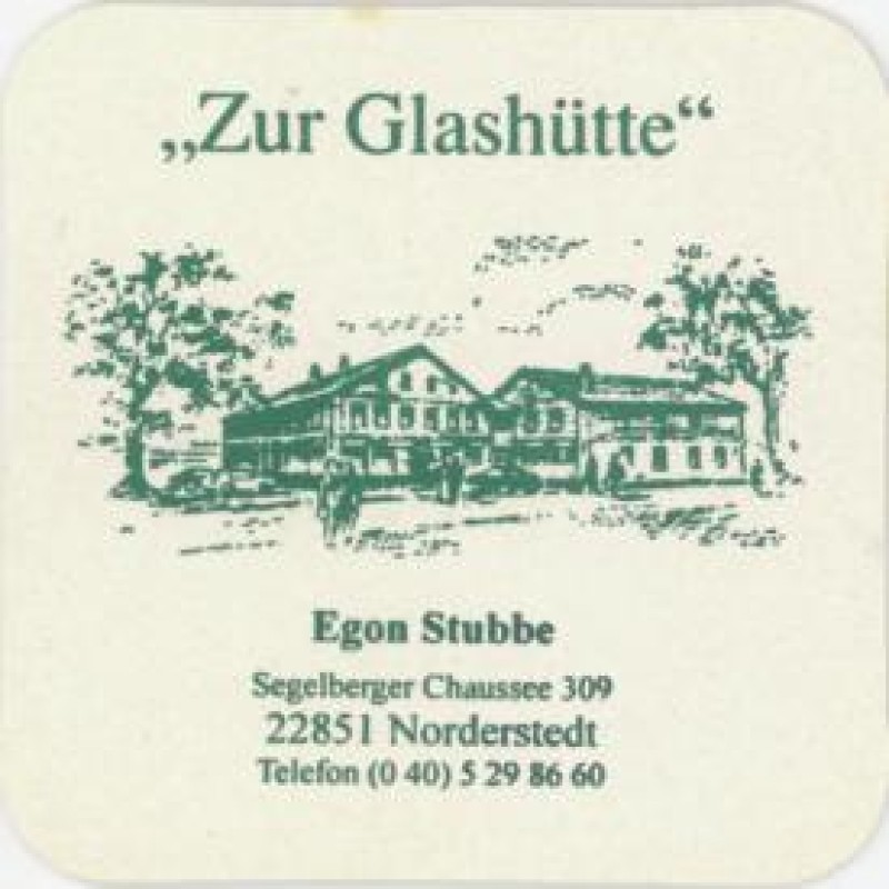 Bierdeckel (Zur Glash&uuml;tte)