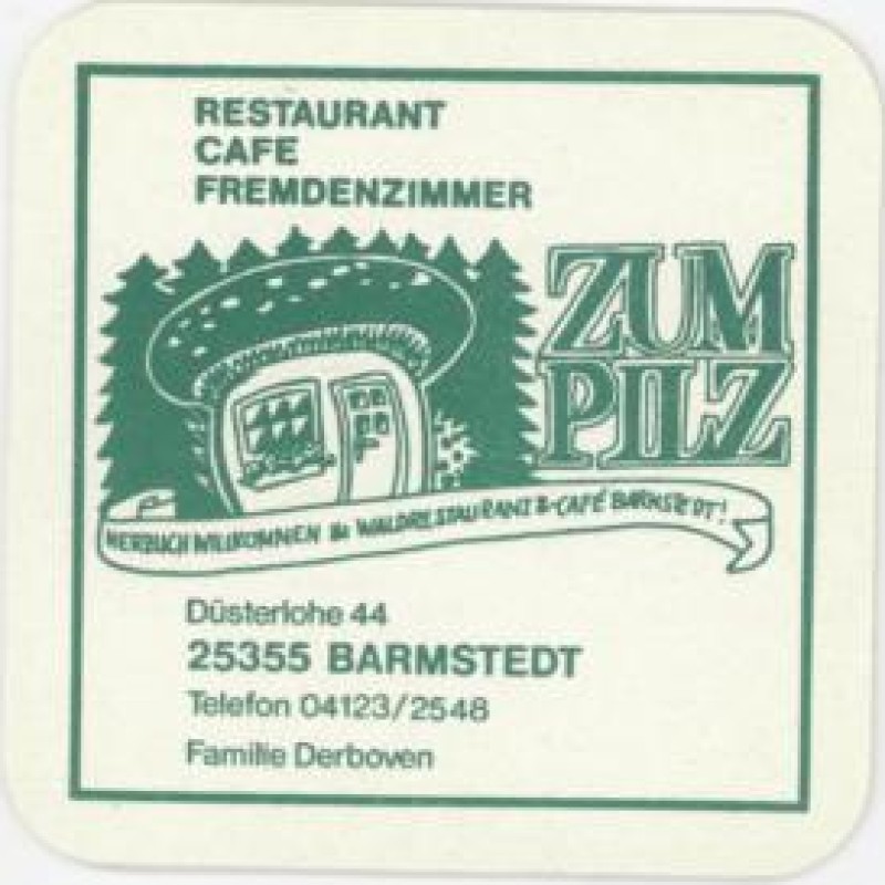 Bierdeckel (Zum Pilz)