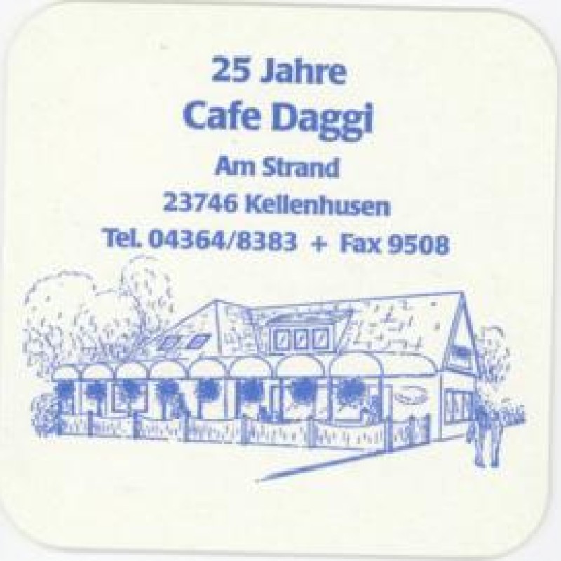 Bierdeckel (25 Jahre Cafe Daggi)