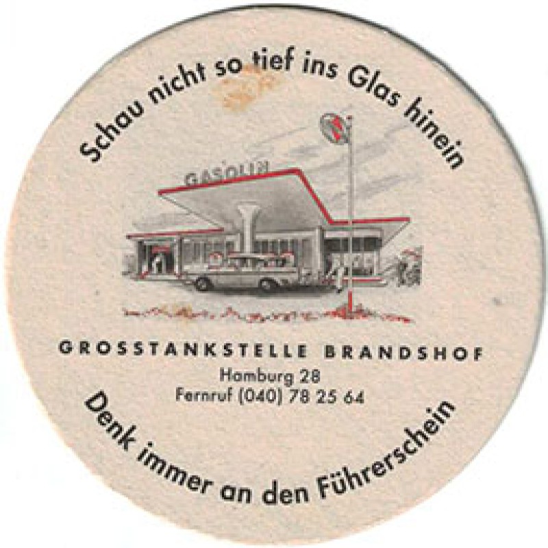 Bierdeckel (Grosstankstelle Brandshof)