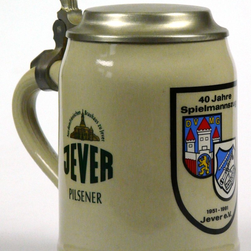 Krug (0,50l 40 Jahre Spielmannszug Jever)