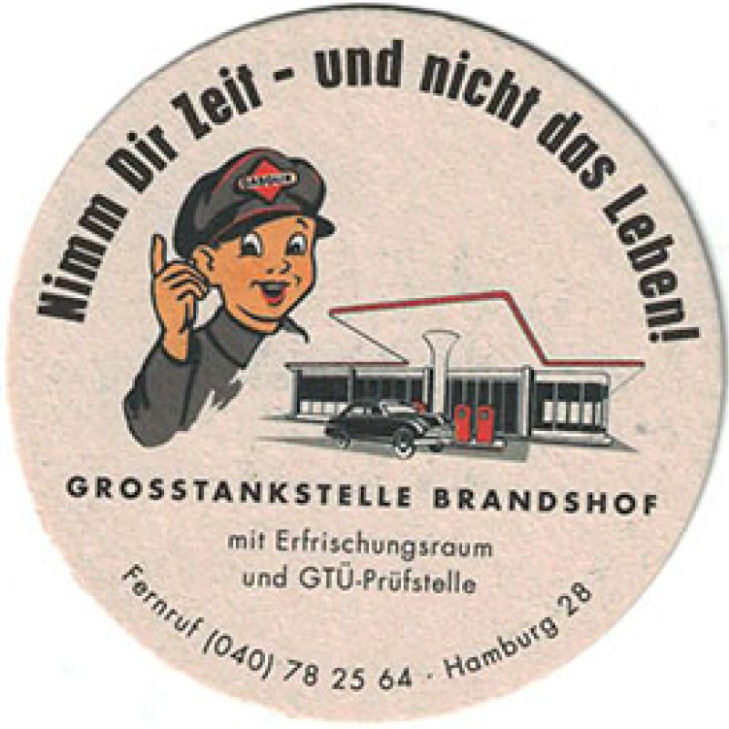Bierdeckel (Grosstankstelle Brandshof)