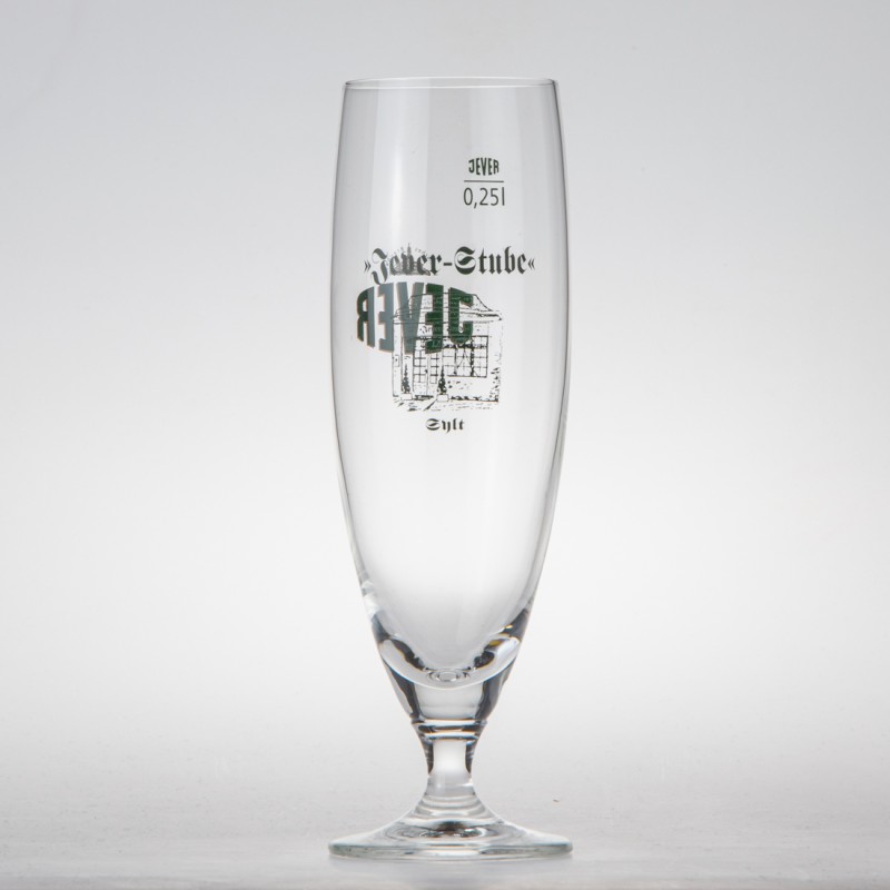Glas (0,25l Jever-Stube)