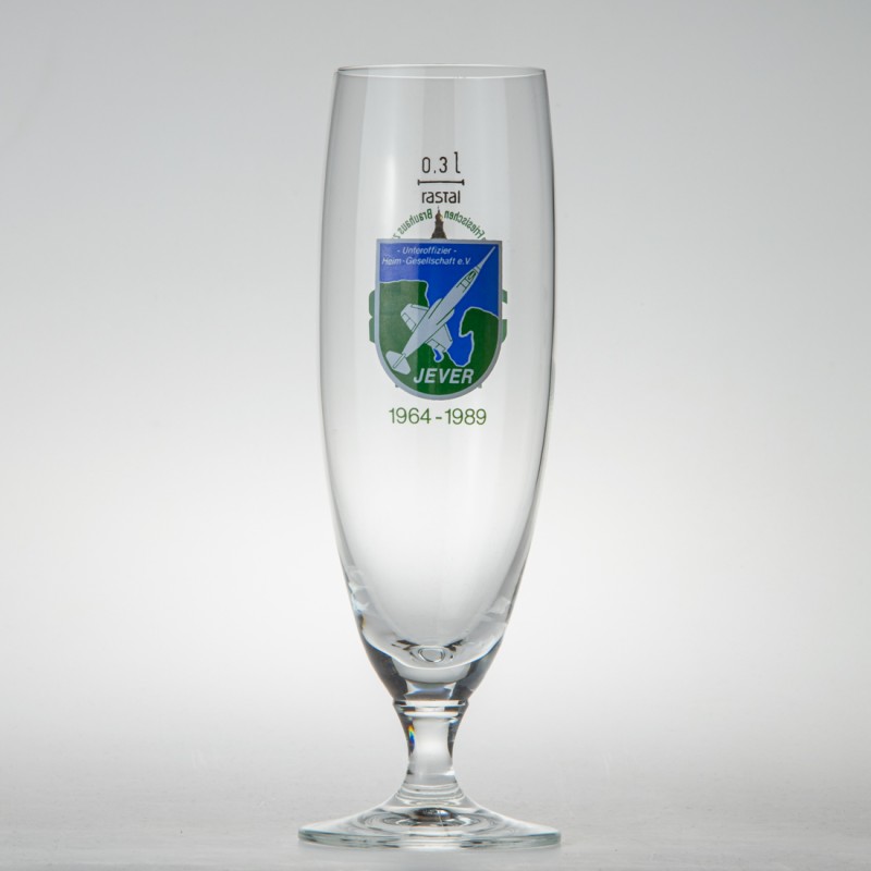 Glas (0,30l 25 Jahre Unteroffzier-Heim-Gesellschaft e.V. Jever)
