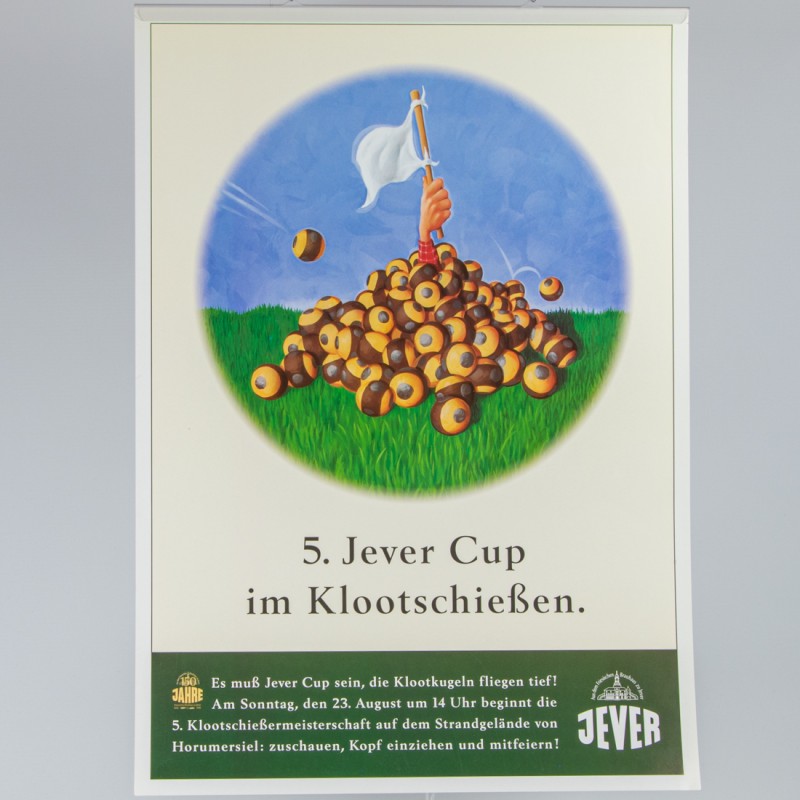 Plakat (Jever Cup im Klootschie&szlig;en)