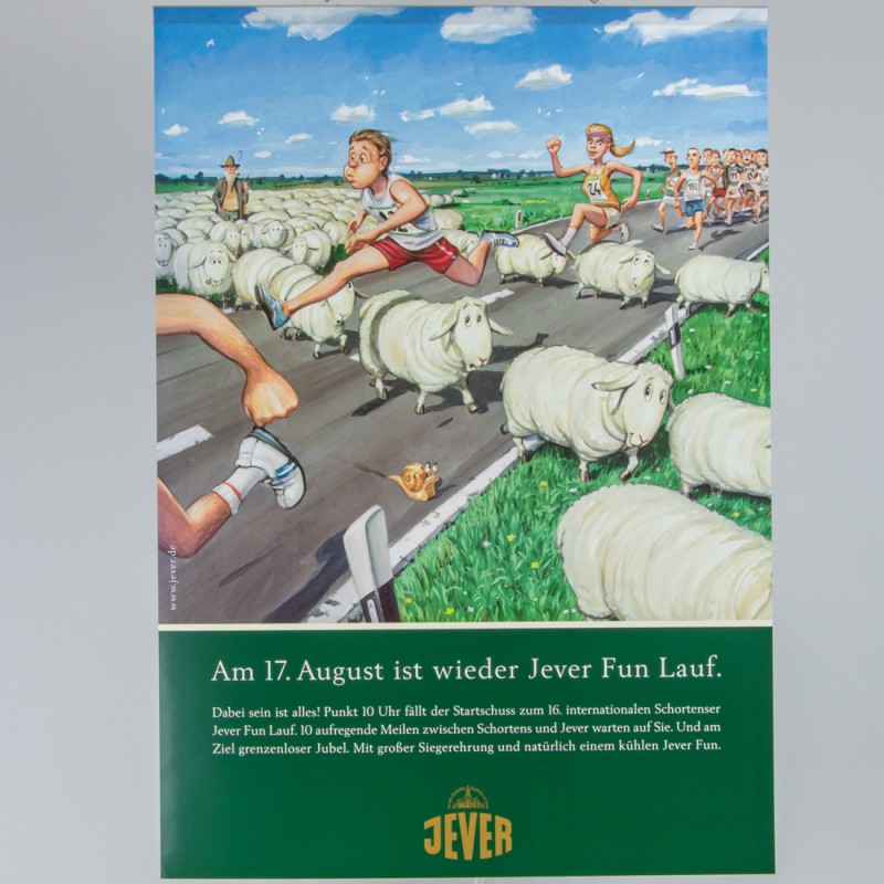 Plakat (Jever-Fun-Lauf)