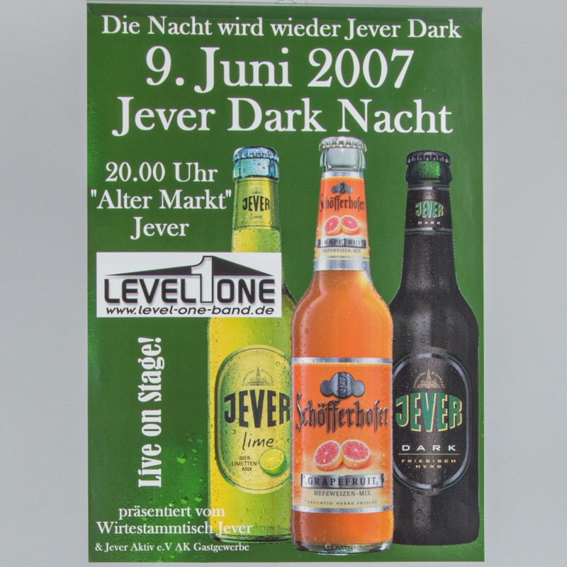 Plakat (Jever Dark Nacht)