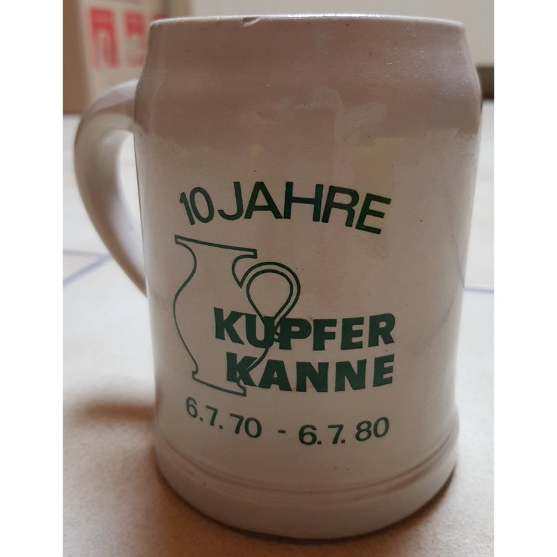 Krug (0,50l 10 Jahre Kupferkanne)